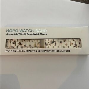 Apple watch Noro Cream and Tan Watch Band